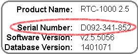 Look Up Serial Number - About Your Clock