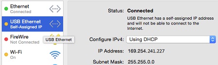 up a Direct Connection using a USB to Ethernet Adapter – Icon Time